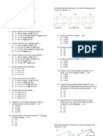 Latihan Soal Volume Bangun Ruang