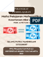 PERANGKAT PEMBELAJARAN - GILANG - PPG Prajab