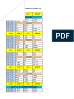 Jadwal Pelajaran Semester Genap Tahun 2021-2002