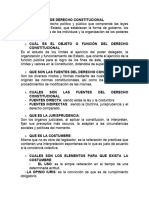 Documento de Estudio Parte Uno, DERECHO CONSTITUCIONAL