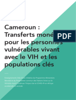 2022 WCA Cash Transfers UNAIDS WFP Cameroon FR