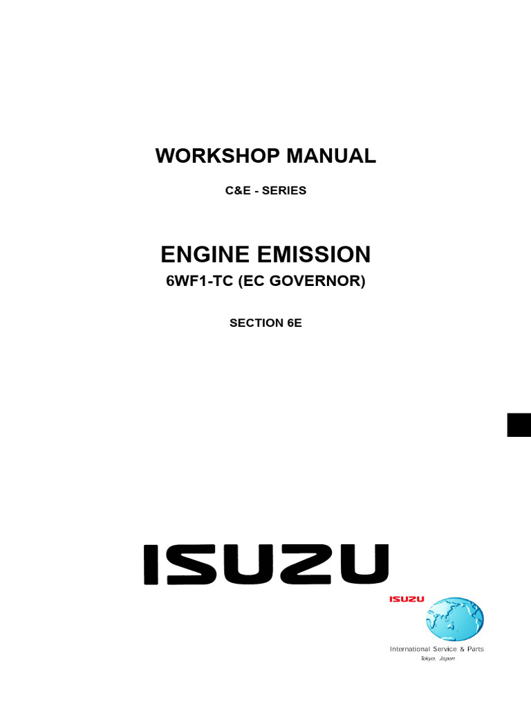 6WF1 Engine Emission PDF Throttle Internal Combustion Engine