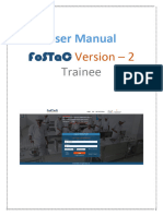 FOSTAC User Mannual Trainee