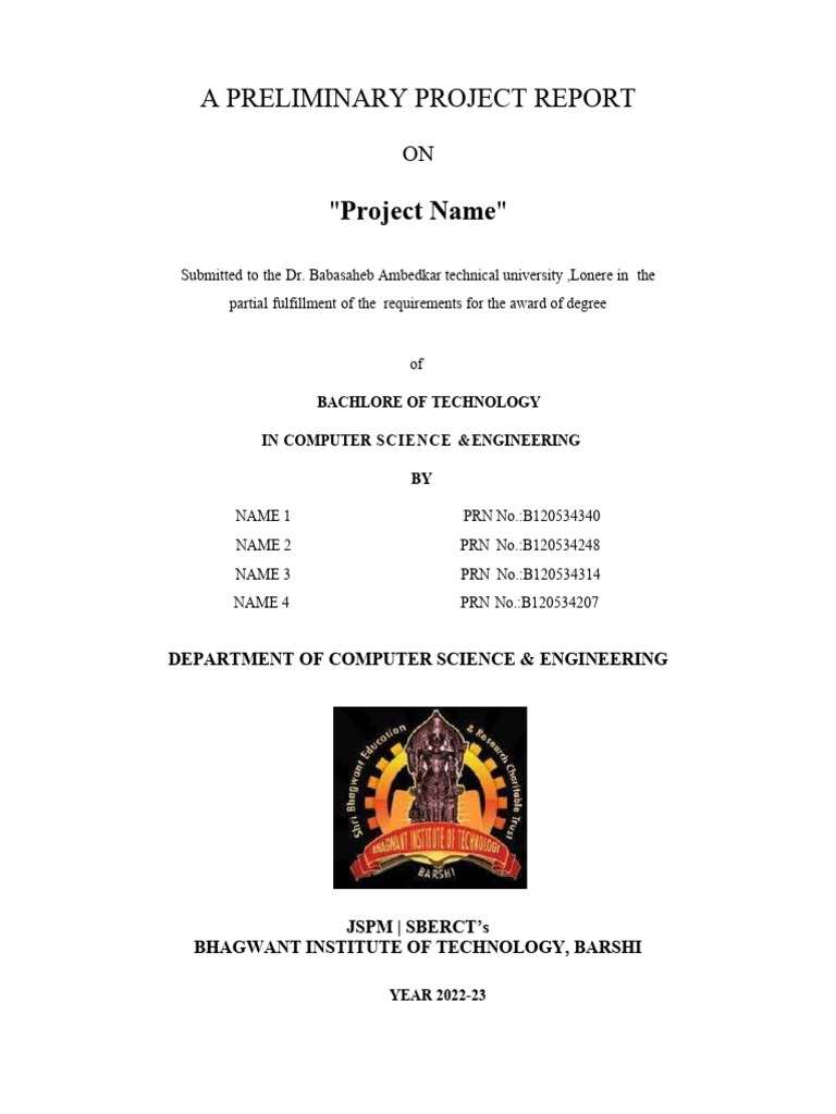 Project Report Format 22-23 Sem 1 | PDF | Software Testing | Use Case