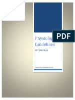 Physiology Guidelines