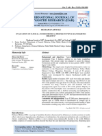 Evaluation of Clinical and Biochemical Profile in Type 2 Lean Diabetes Mellitus