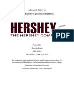 Hershey's Project Report - PDF 1
