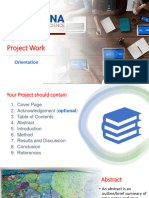 Project Work Orientation