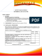 Activity Plan-Fil 8 - Debate