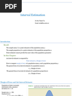 LectureNote - Interval Estimation