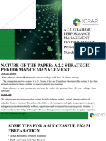 Straregic Performance Management - Revision Session