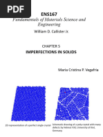 ENS167 Chapter 5 Imperfections in Solids