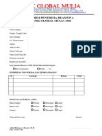 Form Penerima Beasiswa