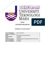 EVT533 Experiment 4 Soil Bulk Density