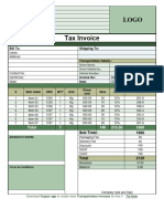 Transport Invoice Format 04