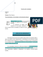 5to Año - CONSTRUCCION CIUDADANA - Estereotipos