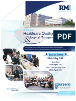 Healthcare Quality & Hospital Management Program Batch-IV