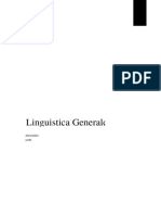 Linguistica Generale