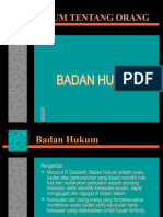 Badan Hukum