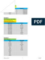 Project Expense: Example 1