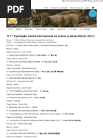 Clube Português de Canicultura 117.ª Exposição Canina Internacional de Lisboa (Lisboa Winner 2011)