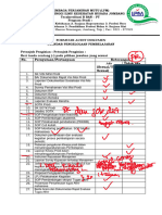 Formulir Audit Dokumen Pengelolaan Pembelajaran