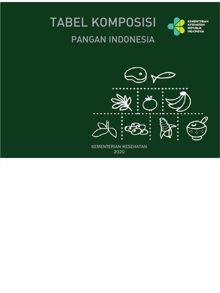 Tabel Komposisi Pangan Indonesia 2020 | PDF