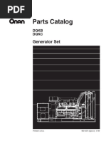 960-0274 Onan DQKB DQKC Parts Manual (8-1999)