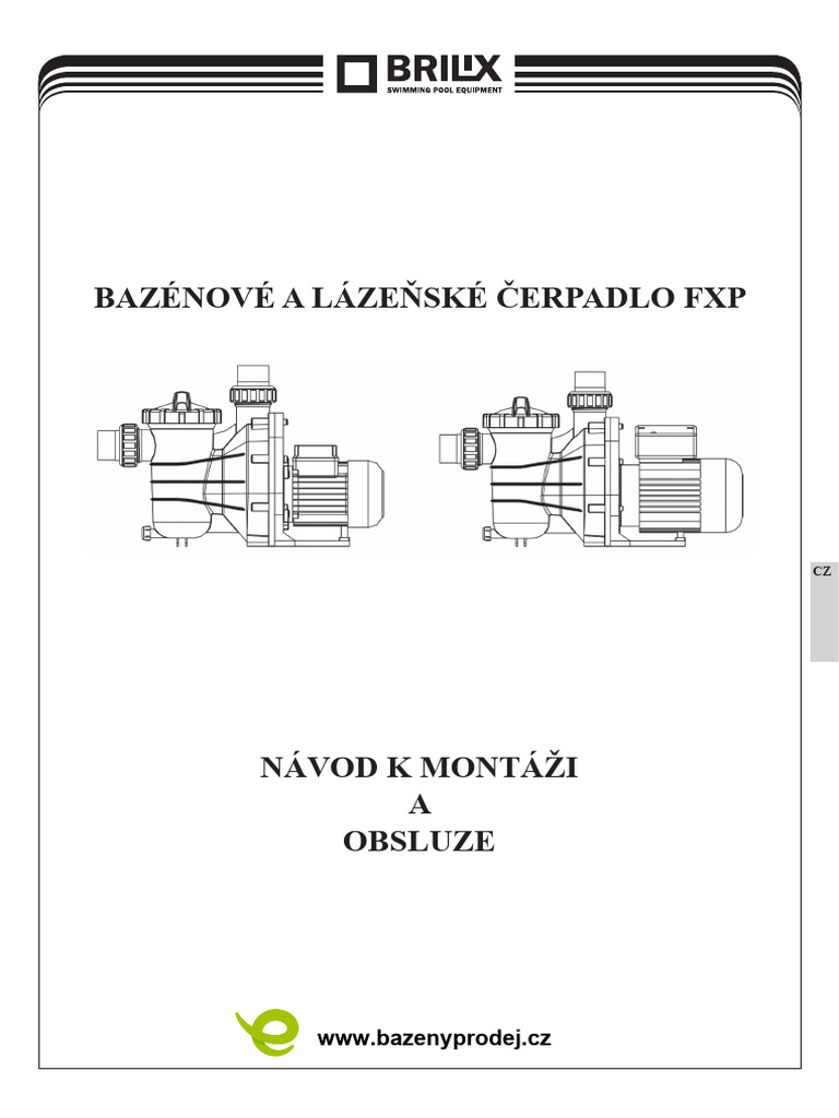 Ps - 714cerpadlo Brilix FXP 750 Navod | PDF