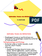 5b.ESOPHAGEAL TRAUMA AND PERFORATIONS