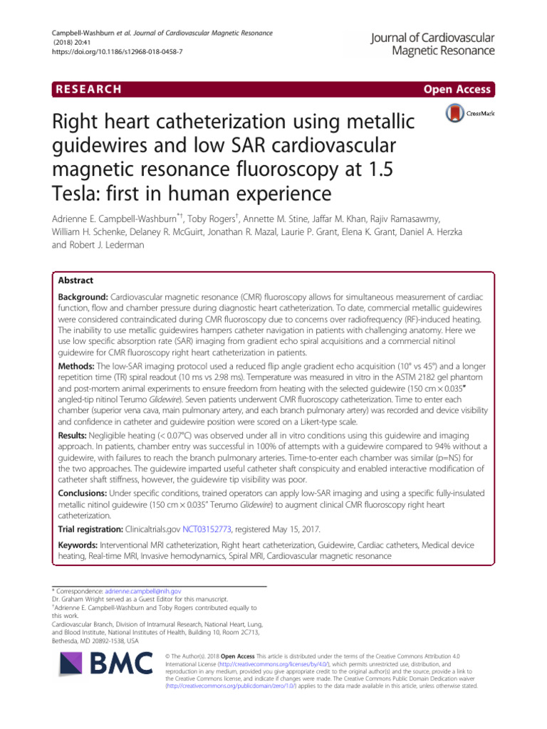 BMC Article | PDF | Catheter | Medical Specialties