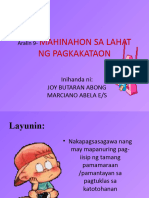 Aralin 9 - Mahinahon Sa Lahat NG Pagkakataon