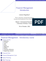 Financial Management Session1 2022-2023