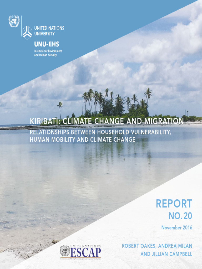 Kiribati: Climate Change and Migration Insights | PDF | Human Migration ...
