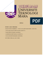 Sample Case Study On Cholera