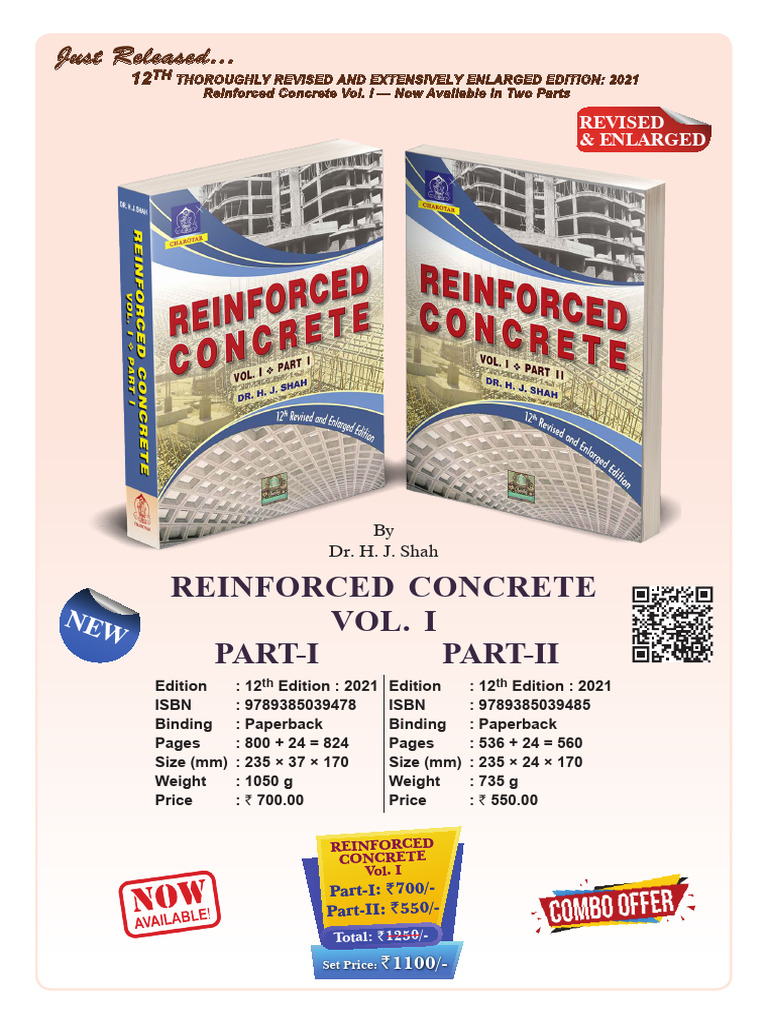 Reinforced Concrete Vol. I Overview | PDF | Beam (Structure) | Cement