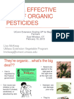 Safe and Effective Organic Pesticides McKeag UMASS
