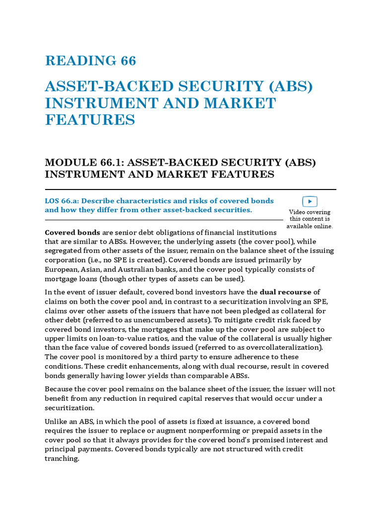 2024 L1 Book 4fix PDF Collateralized Debt Obligation Mortgage