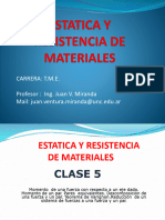 Clase 03 5° CLASES - Momentos y Par de Cuplas - E y RM - 07-09-2023