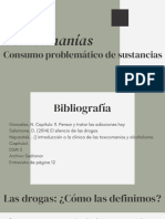 Tóxicomanías Consumo de Sustancias Trastornos Por Consumo de Sustancias