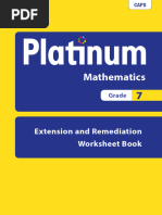 Grade 5 Mental Maths Term 1 | PDF | Mathematics