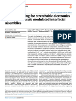 Tough Soldering For Stretchable Electronics by Small-Molecule Modulated Interfacial Assemblies