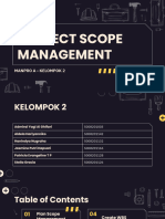 Kelompok 2 Project Scope Management (Kelompokku)