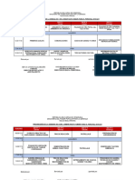 Progresion Fines de Semana Mar