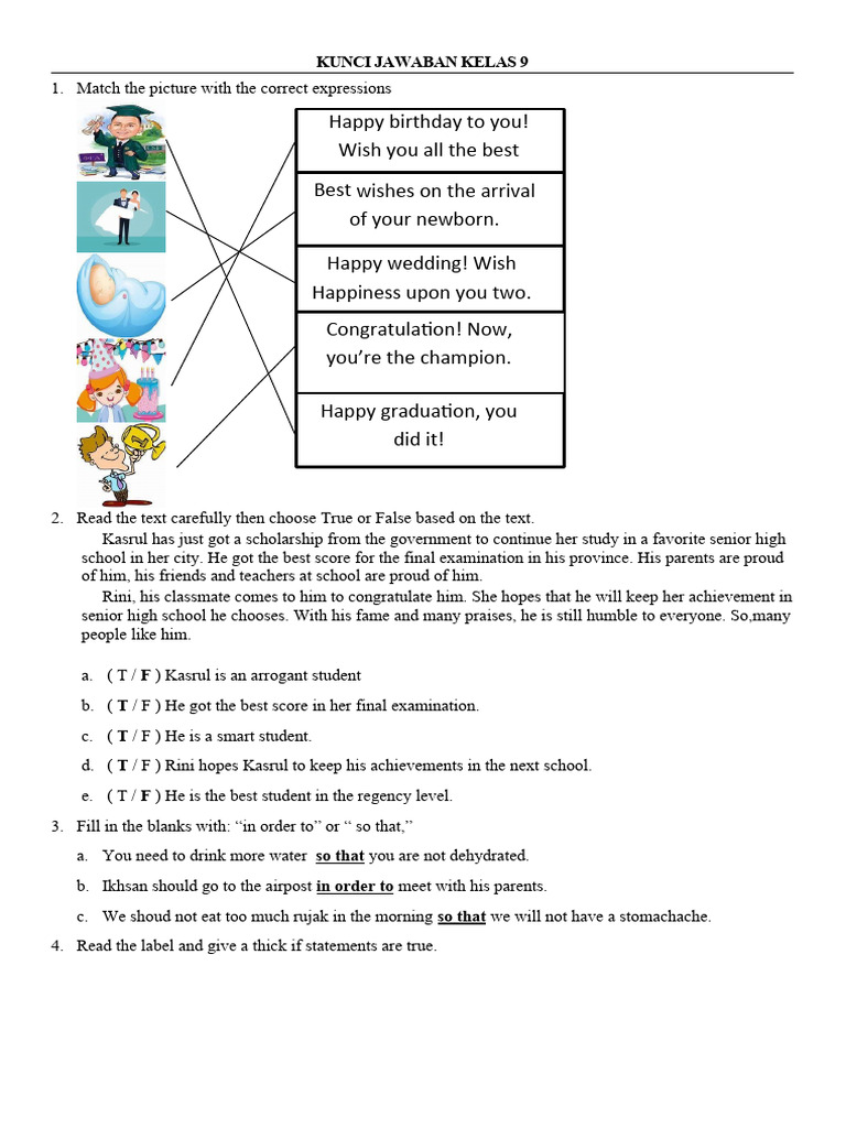 Kunci Jawaban Kelas 9 Pdf Breads Food And Drink