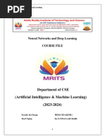 Deep Learning Course File Aiml-1