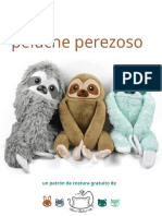 Sloth Plush Sewing Pattern - En.es
