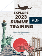 Final Report For 2023 Summer Training For NIT Toyama