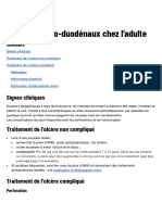 Ulcères Gastro-Duodénaux Chez L'adulte - Guides Médicaux MSF