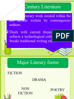 21st Century Literature Genres